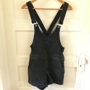 Alexa Chung x Madewell black demin overall shorts